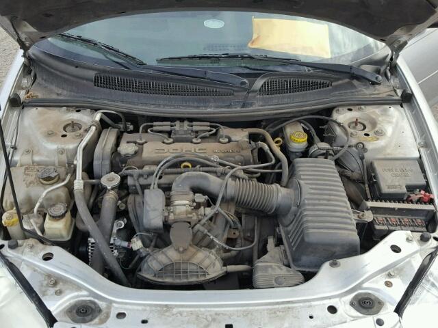 1B3EL46X45N647117 - 2005 DODGE STRATUS SX SILVER photo 7