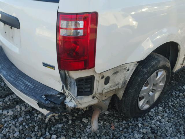 2D8HN44H58R120200 - 2008 DODGE GRAND CARA WHITE photo 10