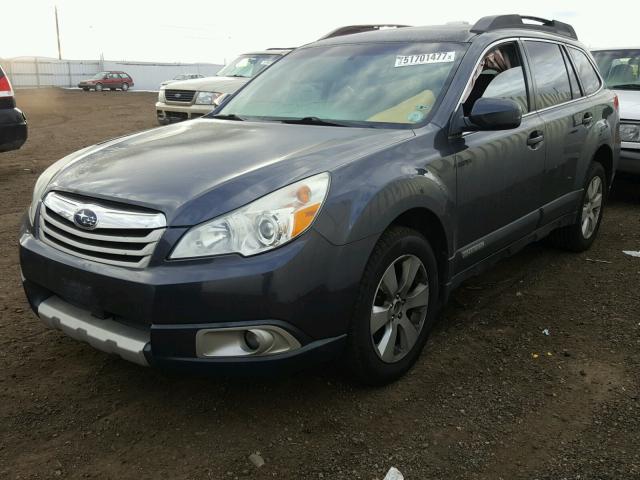 4S4BRBKC0B3418508 - 2011 SUBARU OUTBACK 2. BLUE photo 2