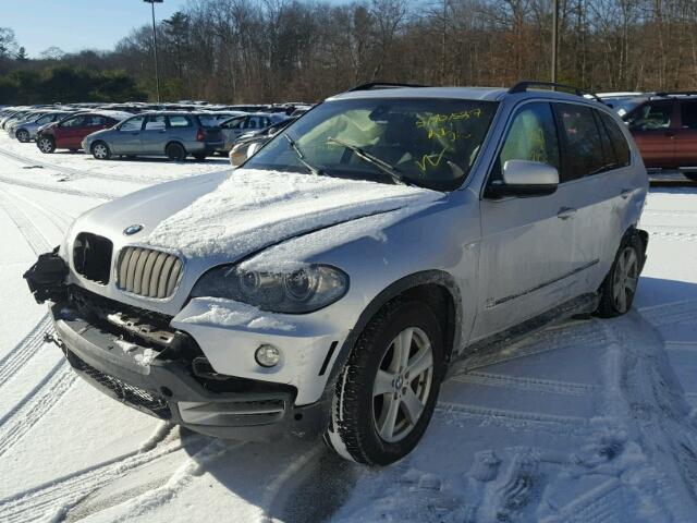 5UXFE83537LZ39085 - 2007 BMW X5 4.8I SILVER photo 2