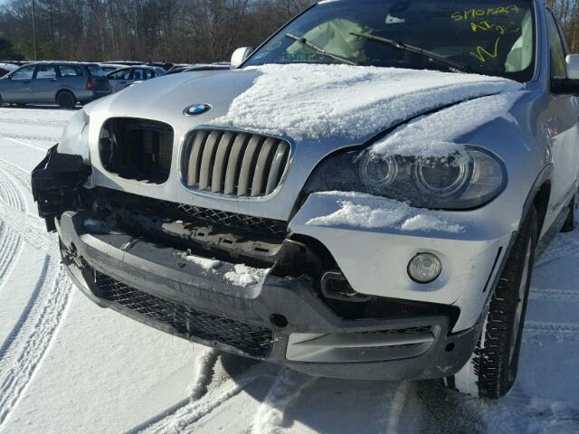 5UXFE83537LZ39085 - 2007 BMW X5 4.8I SILVER photo 9