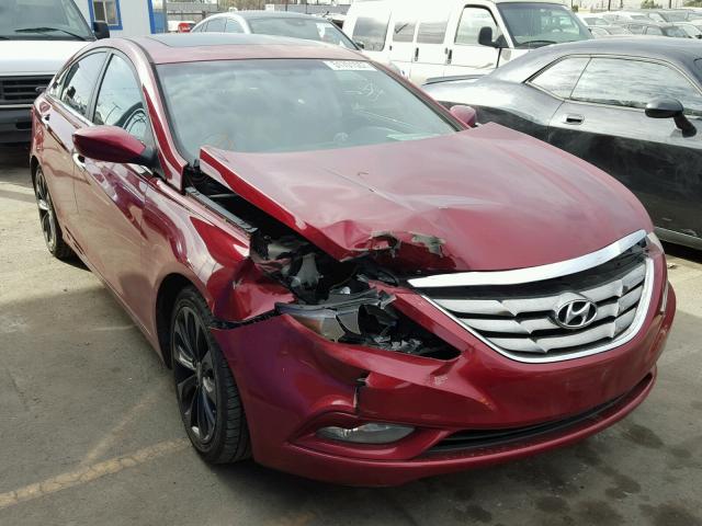 5NPEC4AB5BH211267 - 2011 HYUNDAI SONATA SE RED photo 1