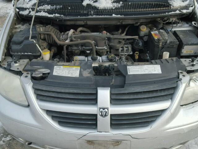 2D4GP44L45R463264 - 2005 DODGE GRAND CARA SILVER photo 7