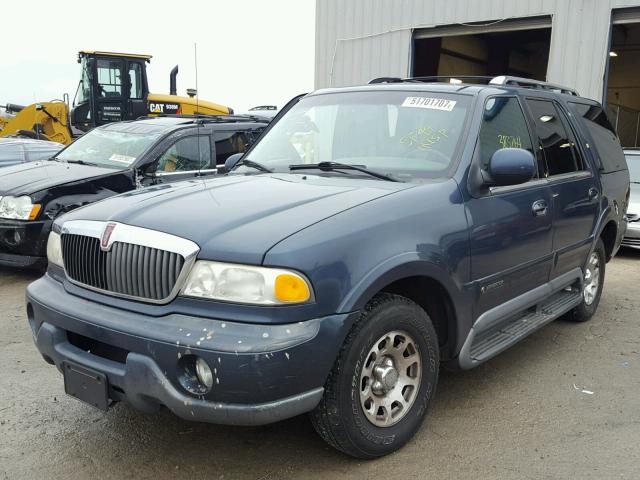 5LMRU27A4XLJ35831 - 1999 LINCOLN NAVIGATOR BLUE photo 2