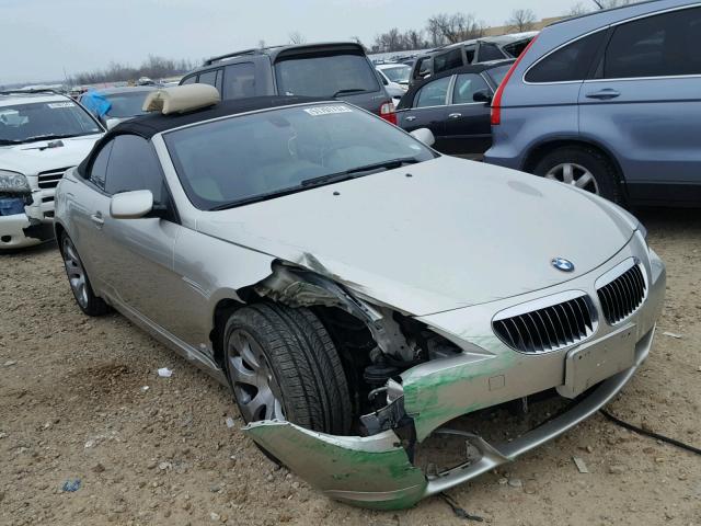 WBAEK73454B322728 - 2004 BMW 645 CI AUT SILVER photo 9