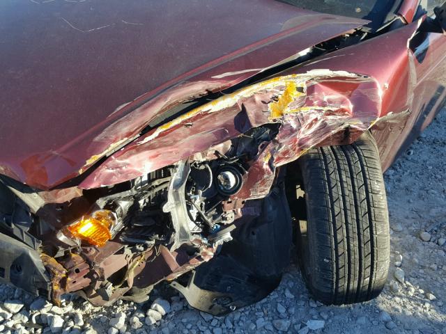 1HGCP26809A032053 - 2009 HONDA ACCORD EXL BURGUNDY photo 9