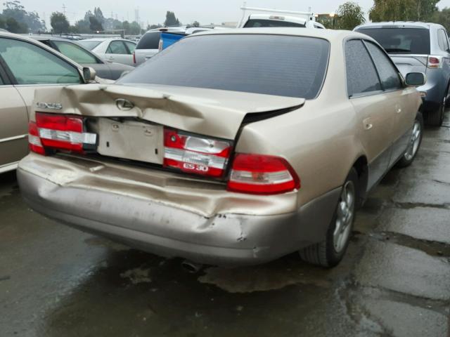 JT8BF28G2Y0276128 - 2000 LEXUS ES 300 GOLD photo 4