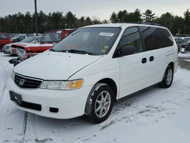 5FNRL18523B138925 - 2003 HONDA ODYSSEY LX WHITE photo 2