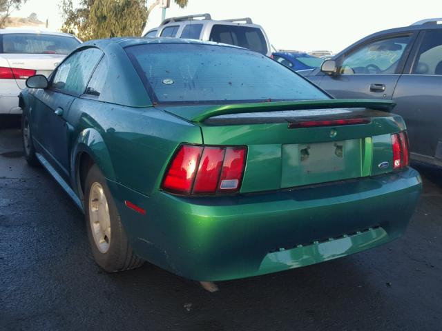 1FAFP4045XF107753 - 1999 FORD MUSTANG GREEN photo 3
