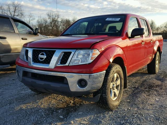 1N6AD0EV4BC408044 - 2011 NISSAN FRONTIER S RED photo 2