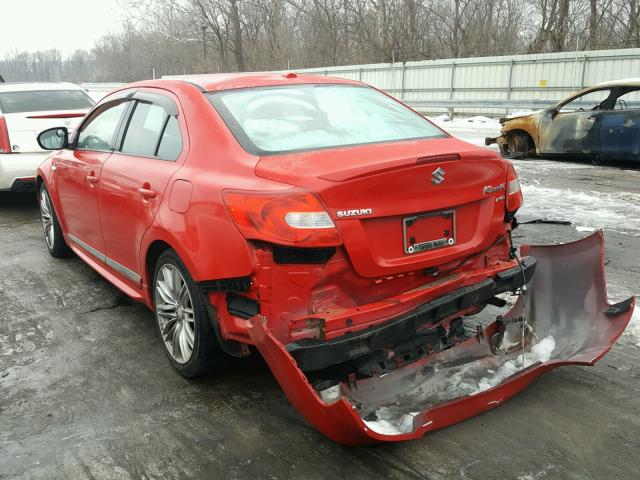 JS2RF9A84C6100253 - 2012 SUZUKI KIZASHI SP RED photo 3