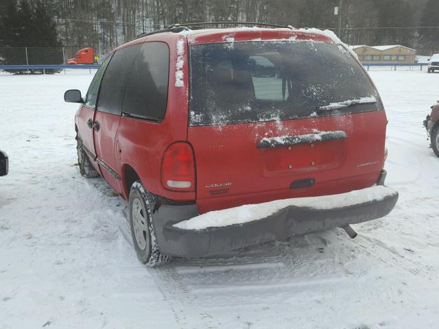 2B4GP25G5YR866819 - 2000 DODGE CARAVAN RED photo 3