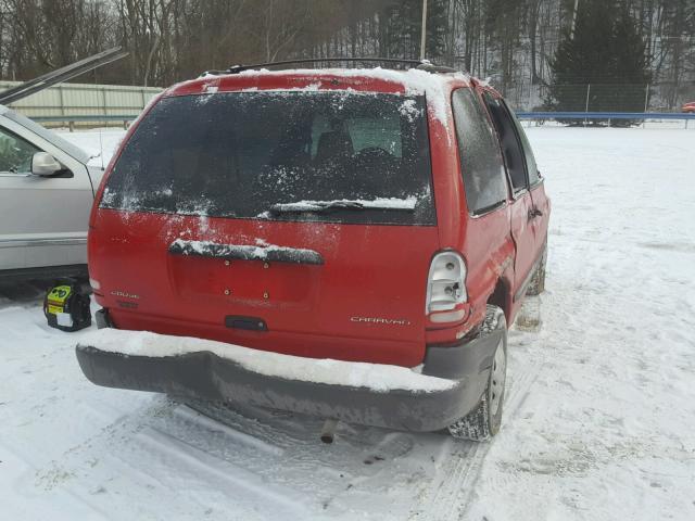 2B4GP25G5YR866819 - 2000 DODGE CARAVAN RED photo 4