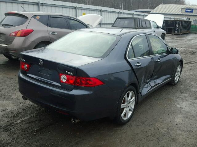 JH4CL95834C015439 - 2004 ACURA TSX GRAY photo 4