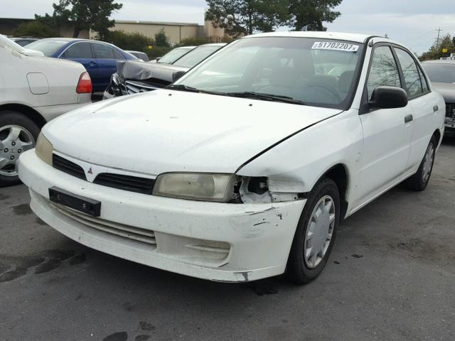 JA3AY26C31U016812 - 2001 MITSUBISHI MIRAGE ES WHITE photo 2