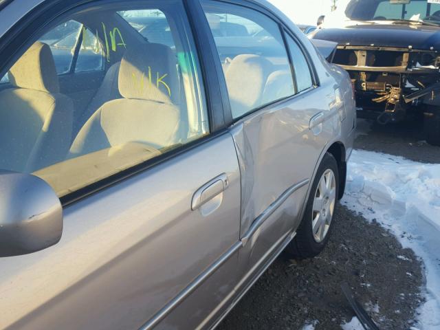 2HGES26742H569885 - 2002 HONDA CIVIC EX 棕色 照片 9