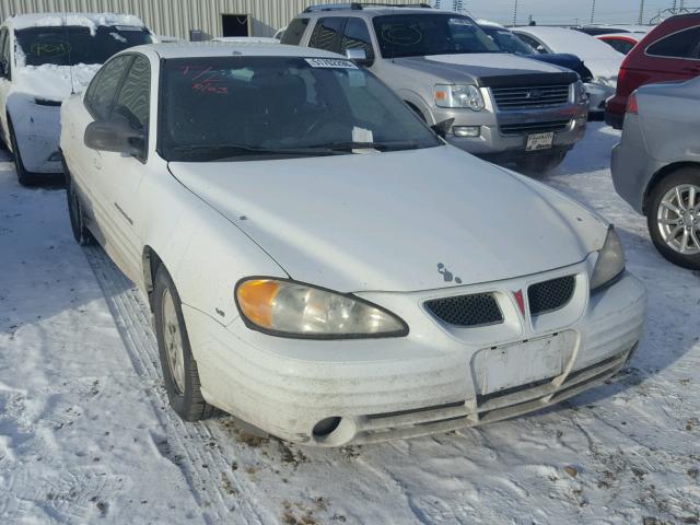 1G2NF52E61M653263 - 2001 PONTIAC GRAND AM S Սպիտակ լուսանկար 1