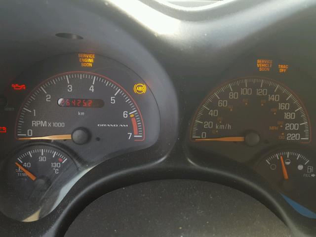 1G2NF52E61M653263 - 2001 PONTIAC GRAND AM S Սպիտակ լուսանկար 8
