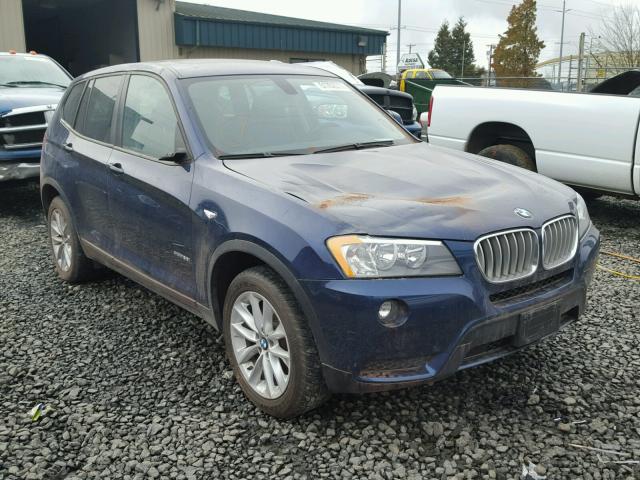 5UXWX9C51D0A18905 - 2013 BMW X3 XDRIVE2 BLUE photo 1