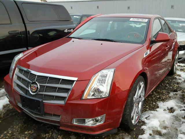 1G6DS5EV1A0135277 - 2010 CADILLAC CTS PREMIU RED photo 2