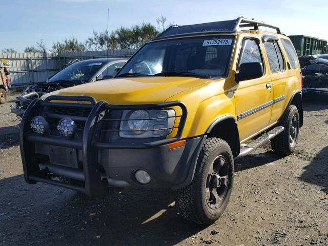 5N1MD28Y72C561496 - 2002 NISSAN XTERRA SE YELLOW photo 2