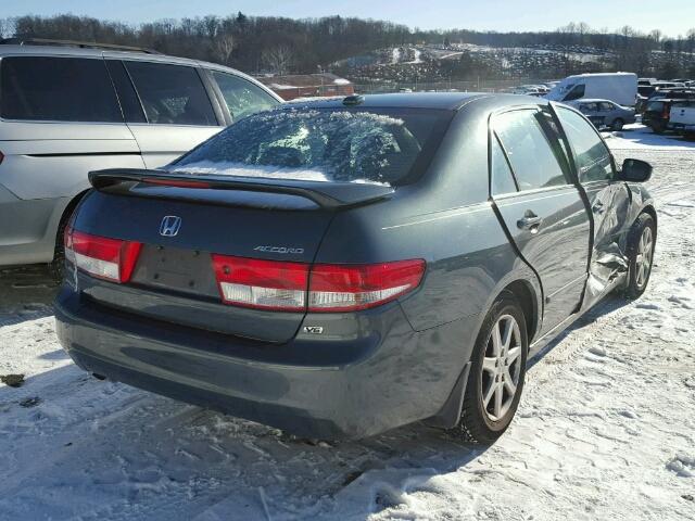 1HGCM66534A067457 - 2004 HONDA ACCORD EX GREEN photo 4