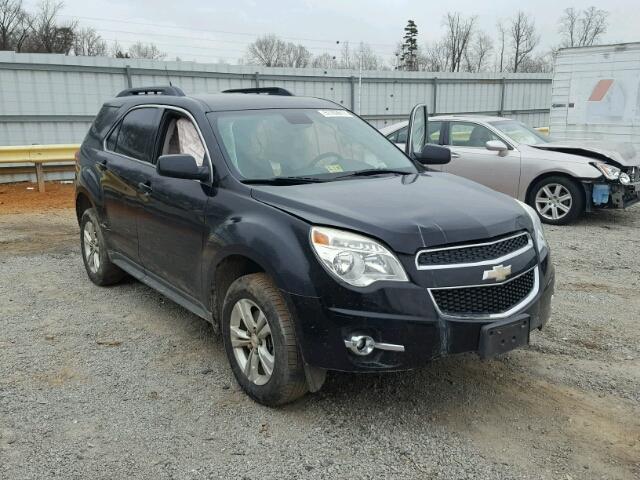 2GNFLNEK9C6384825 - 2012 CHEVROLET EQUINOX LT BLACK photo 1