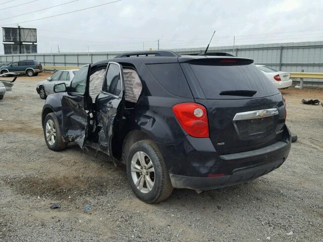 2GNFLNEK9C6384825 - 2012 CHEVROLET EQUINOX LT BLACK photo 3