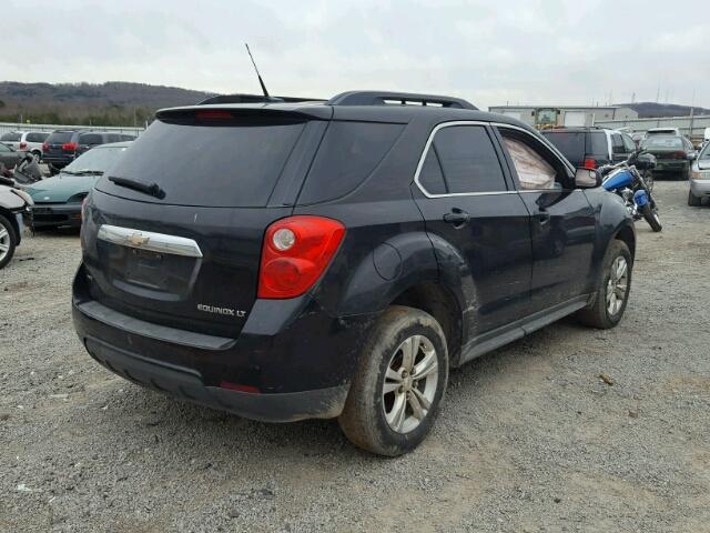 2GNFLNEK9C6384825 - 2012 CHEVROLET EQUINOX LT BLACK photo 4