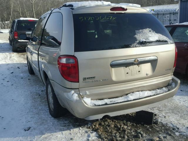 2A8GP54L76R840621 - 2006 CHRYSLER TOWN & COU TAN photo 3