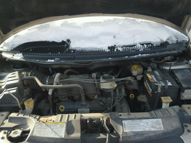 2A8GP54L76R840621 - 2006 CHRYSLER TOWN & COU TAN photo 7