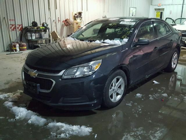 1G11B5SL0EF132787 - 2014 CHEVROLET MALIBU LS GRAY photo 2