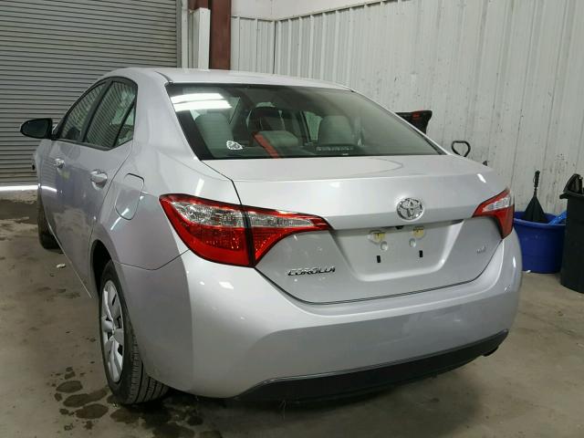 5YFBURHE2GP556571 - 2016 TOYOTA COROLLA L SILVER photo 3