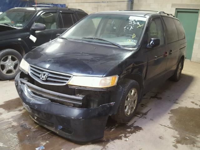 2HKRL18943H502220 - 2003 HONDA ODYSSEY EX BLACK photo 2