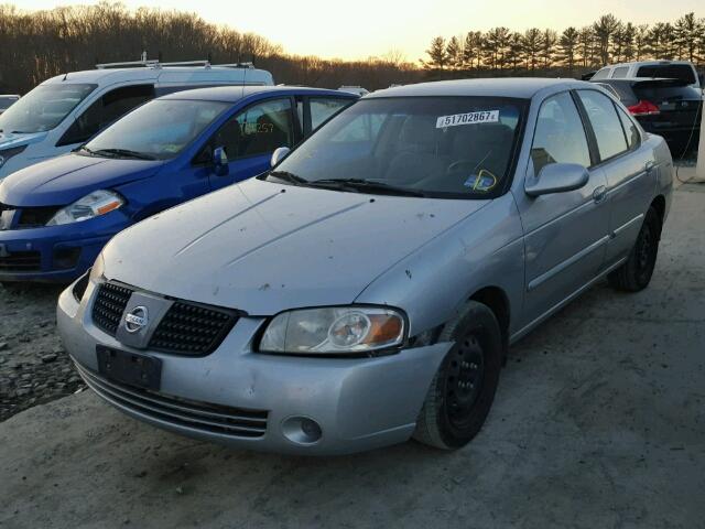 3N1CB51D74L891244 - 2004 NISSAN SENTRA 1.8 SILVER photo 2