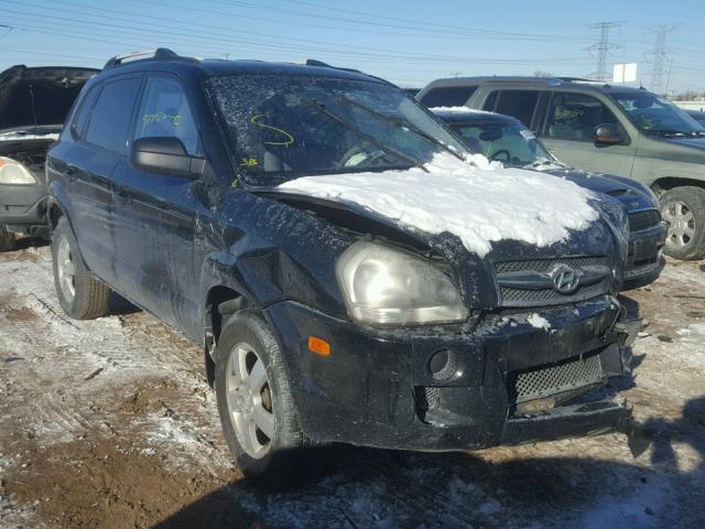 KM8JM12B05U068422 - 2005 HYUNDAI TUCSON GL BLACK photo 1