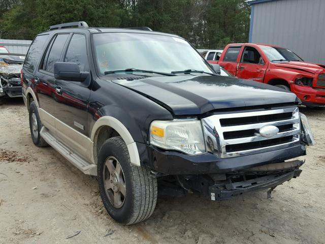 1FMFU17577LA50906 - 2007 FORD EXPEDITION BLACK photo 1