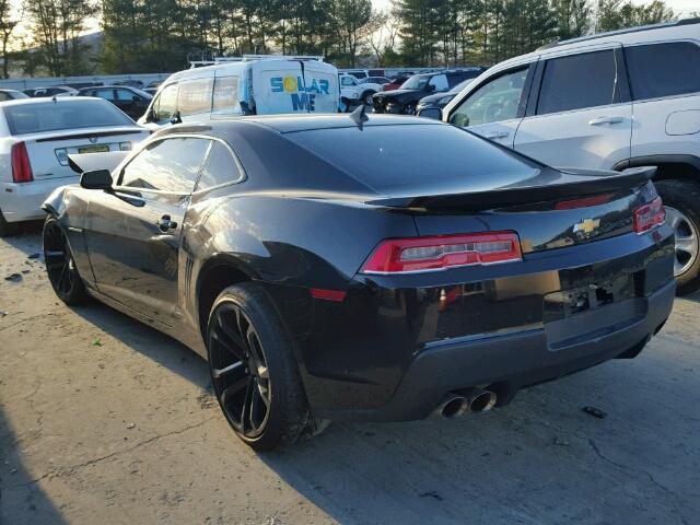 2G1FJ1EW3F9281129 - 2015 CHEVROLET CAMARO 2SS BLACK photo 3