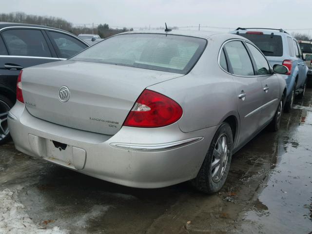 2G4WC582581135460 - 2008 BUICK LACROSSE C SILVER photo 4