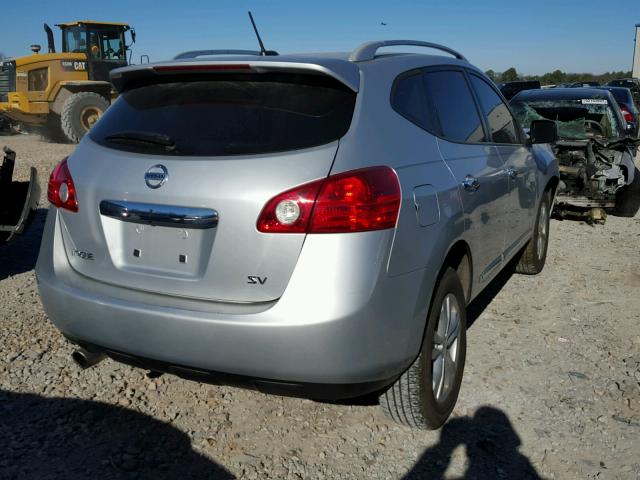 JN8AS5MT3DW028415 - 2013 NISSAN ROGUE S SILVER photo 4