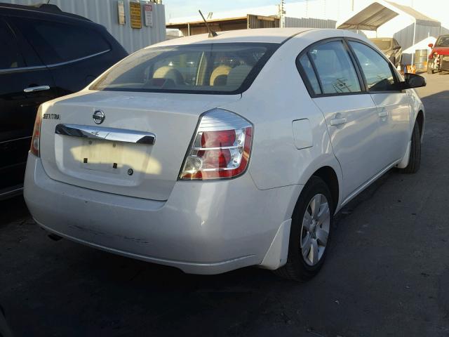 3N1AB6AP7AL623135 - 2010 NISSAN SENTRA 2.0 WHITE photo 4