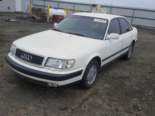 WAUDJ54A5NN070471 - 1992 AUDI 100 CS WHITE photo 2