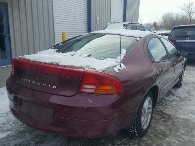 2B3HD46R21H693219 - 2001 DODGE INTREPID S RED photo 4