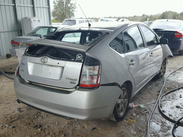 JTDKB20U357022820 - 2005 TOYOTA PRIUS SILVER photo 4