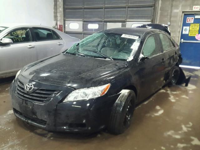 4T1BE46K89U375114 - 2009 TOYOTA CAMRY BASE BLACK photo 2