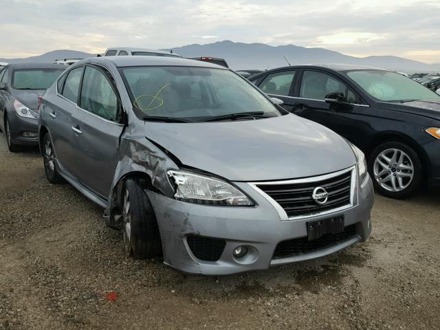 3N1AB7AP4DL749544 - 2013 NISSAN SENTRA GRAY photo 1