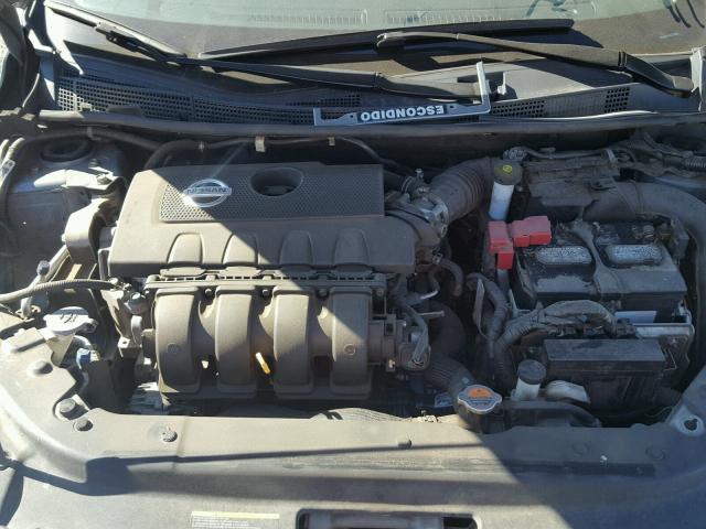 3N1AB7AP4DL749544 - 2013 NISSAN SENTRA GRAY photo 7