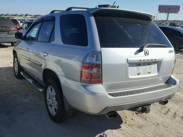 2HNYD18964H538097 - 2004 ACURA MDX TOURIN GRAY photo 3