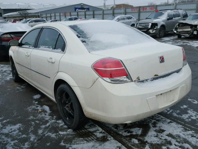 1G8ZS57B58F260306 - 2008 SATURN AURA XE WHITE photo 3