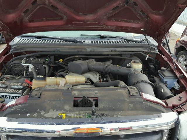 1FTNX21S14EA61556 - 2004 FORD F250 SUPER MAROON photo 7